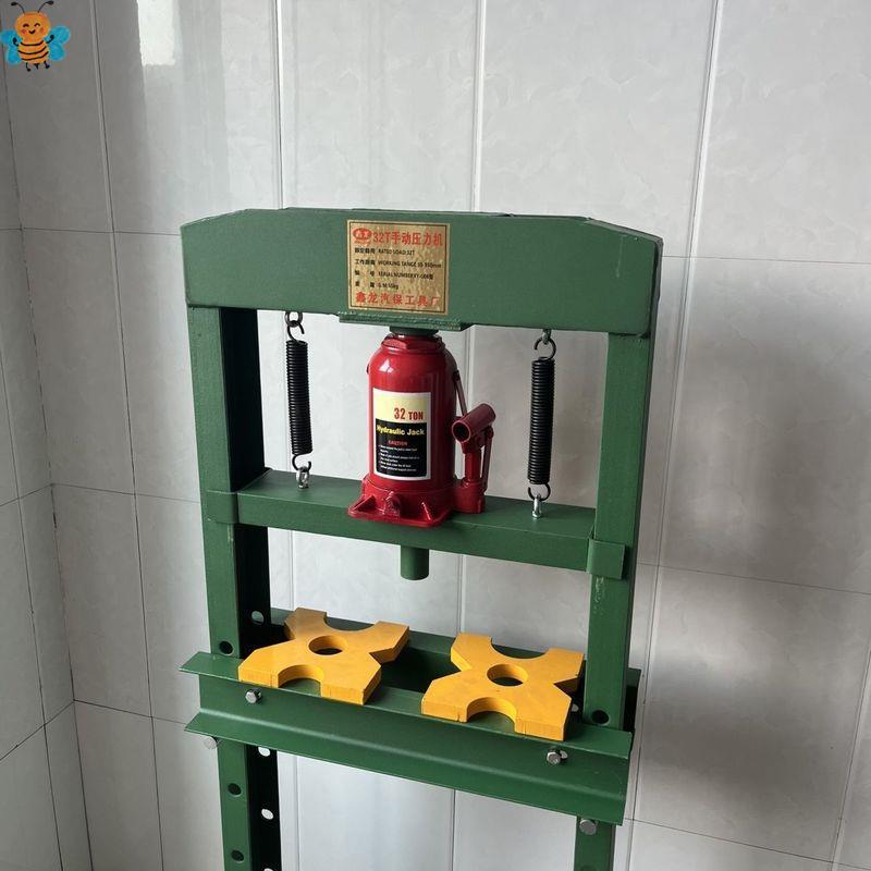 Pressure Press 20 Tons 32 Tons Auto Repair and Disassembly Gantry Car Bearing Press Bed Manual Hydraulic Hand Press