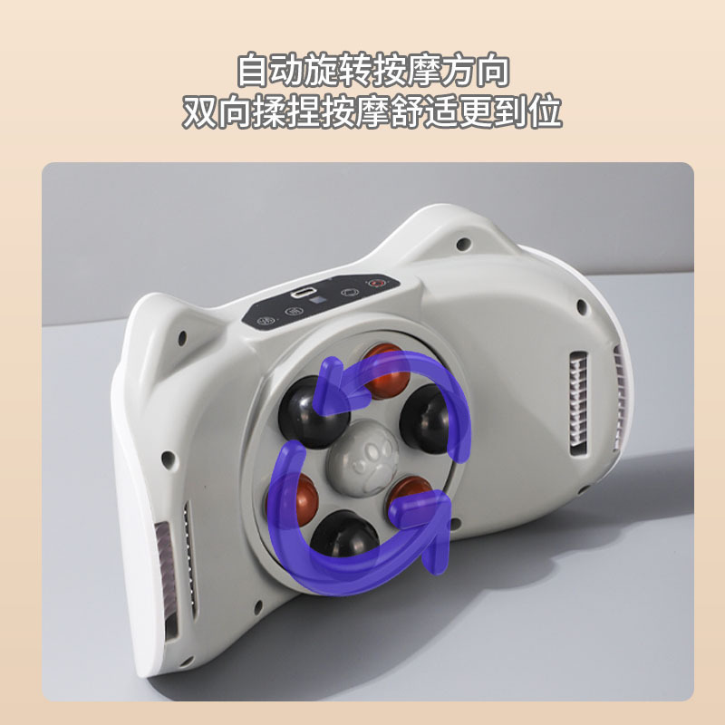 Bianstone Abdominal Rubbing Instrument Fully Automatic Home Abdominal Rubbing Handy Gadget Waist Massager Double-Headed Electric Abdominal Massager