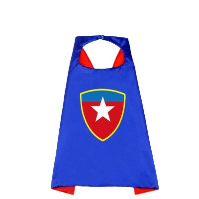 Children's Pirate Costume Anime Mask Costume Halloween Cloak Children's Cosplay Performance Party Cloak