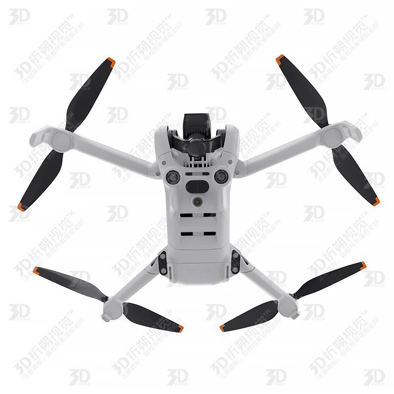 Dji4Pro 3D Model Three-Dimensional Drone Model Drone Keot Rendering C4D Maya