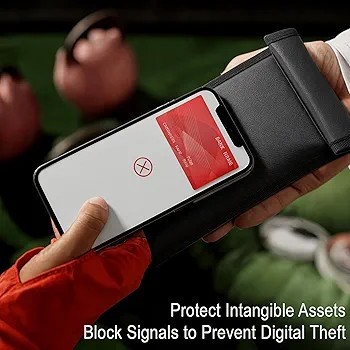 Promotional Hot-Selling Rfid Shielding Key Bag, Car Key Signal Shielding Bag, Mobile Phone Signal Shielding Bag