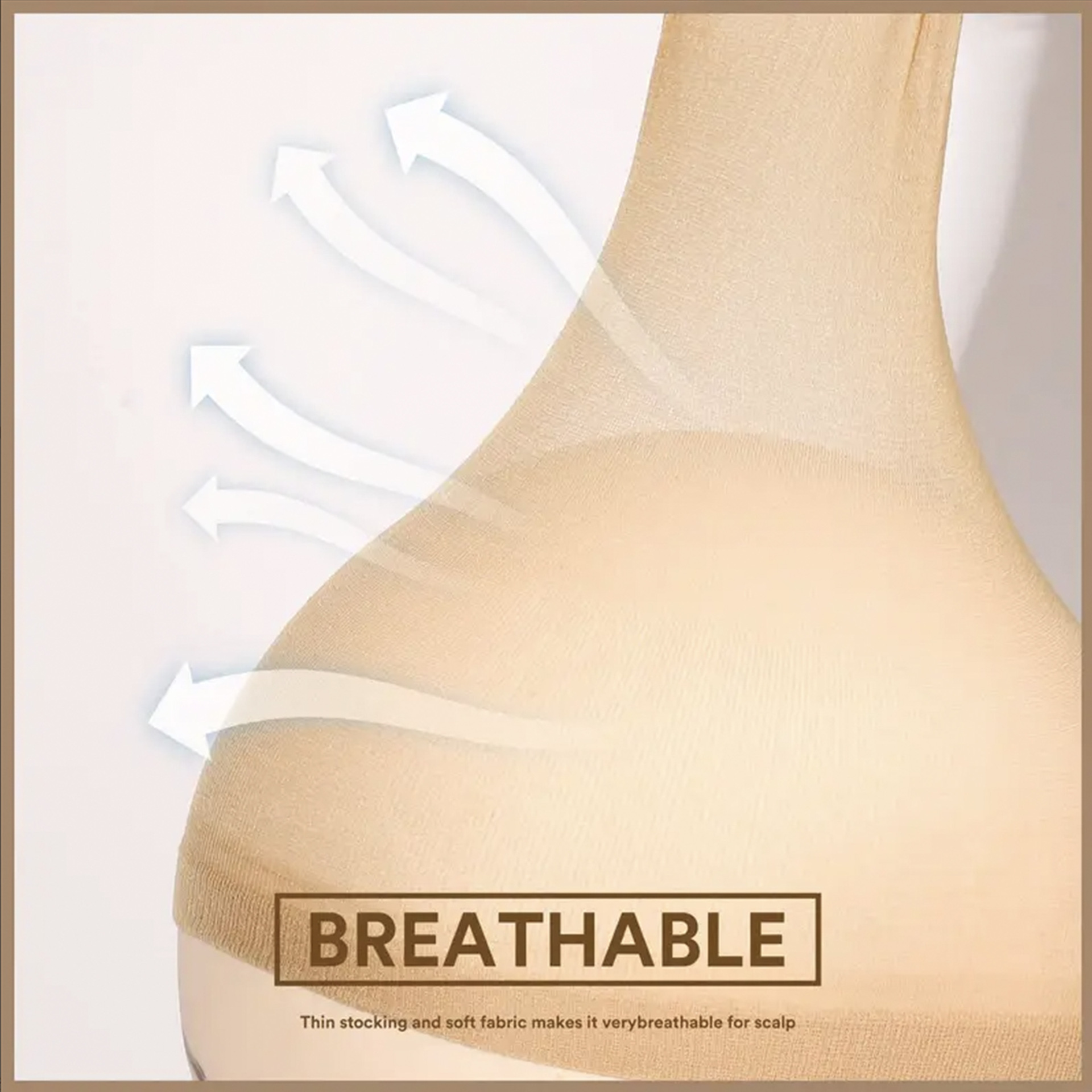 Hair Net Manufacturer Supplies Two-end Mesh Set Wig Wearing Extended High Elastic Hair Net Large Favorably