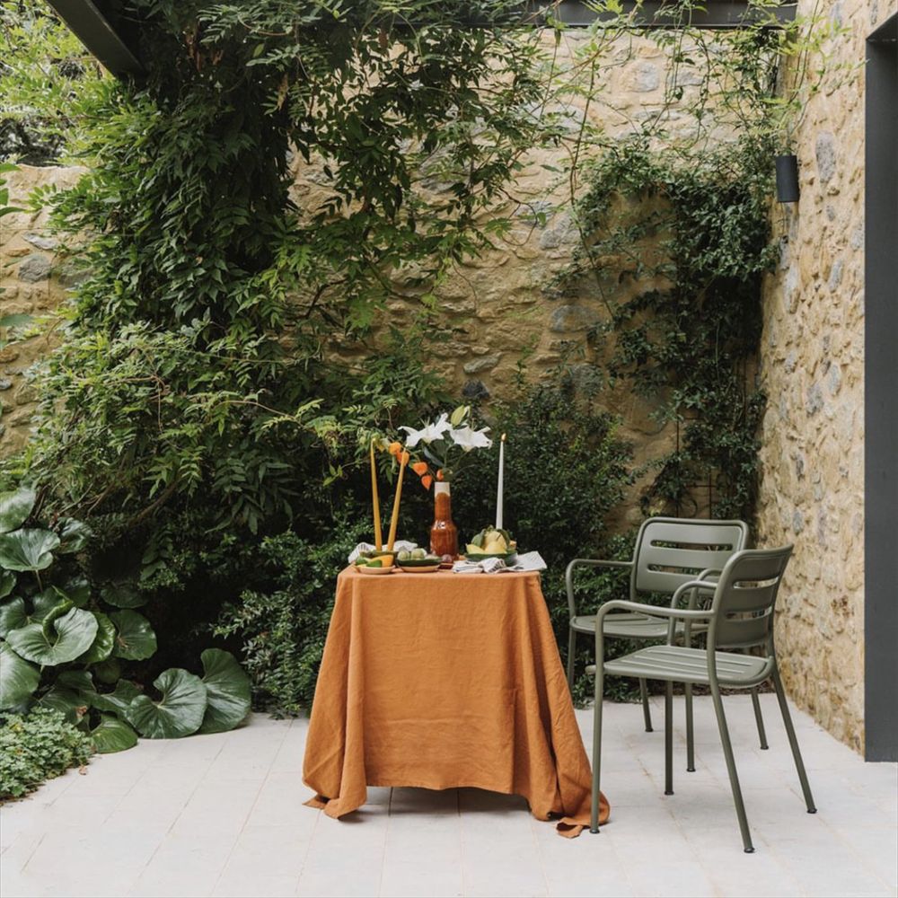 French Orange Solid Color High-grade Tablecloth Dessert Table Party Autumn and Winter Photographic Background Cloth