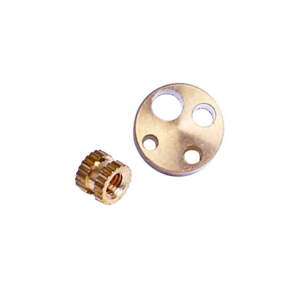 Factory wholesale brass incense fittings with screws matching four-hole incense DIY multi-function line incense burner incense holder