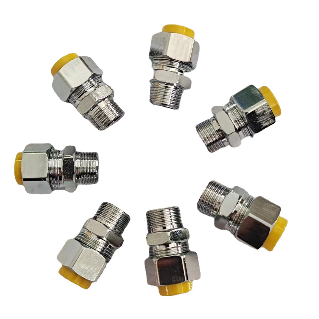Natural gas stainless steel bellows nut 3 points 4 points 6 points 1 inch gas gas nut screw Port gas pipe connector