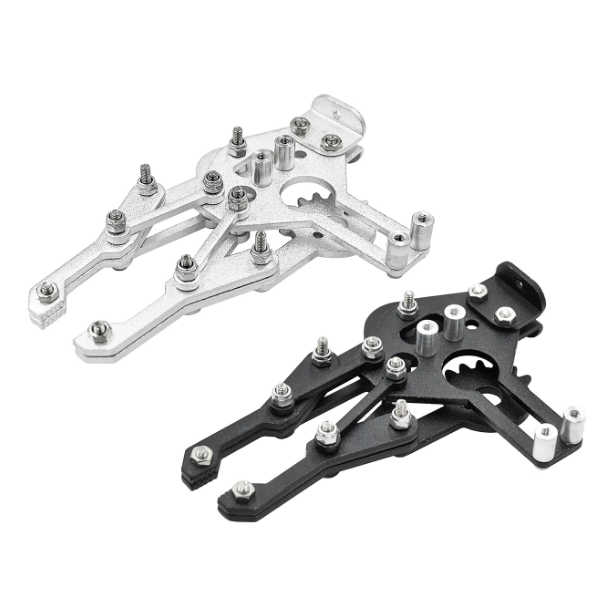Manipulator Robot Arm DIY Parts Learning Kit Acrylic Maker Kit Single Claw No Steering Gear