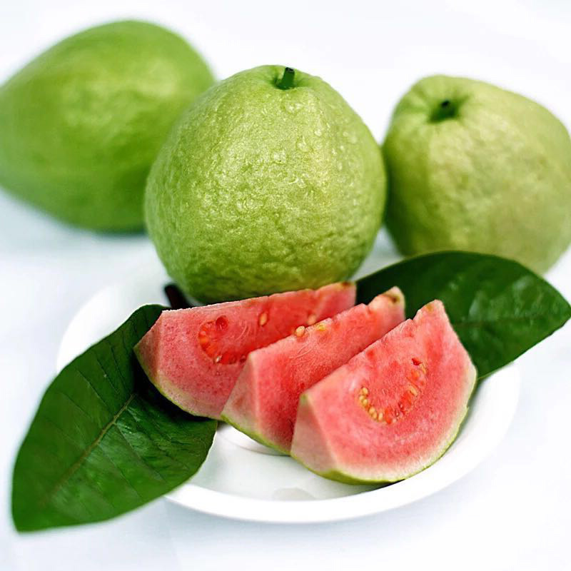 Fujian Red Heart Guava Guava Comes with Sour Plum Powder, Fresh Seasonal Crispy, Sweet and Refreshing Fruit, Straight from the Origin Wholesale