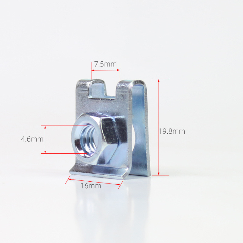 M6 clip nut motorcycle electric car car plastic parts strong screw card nut license plate buckle