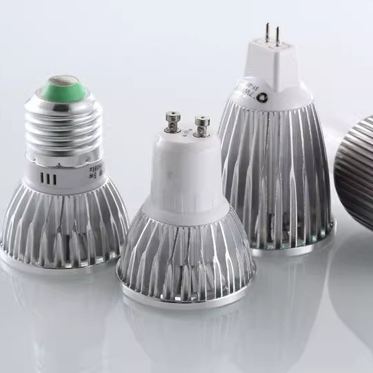 Gu10/Gu5.3 Pin Led Lamp Cup 220V/12V Wide Voltage Cob Spotlight Restaurant Commercial Energy-Saving Super Bright