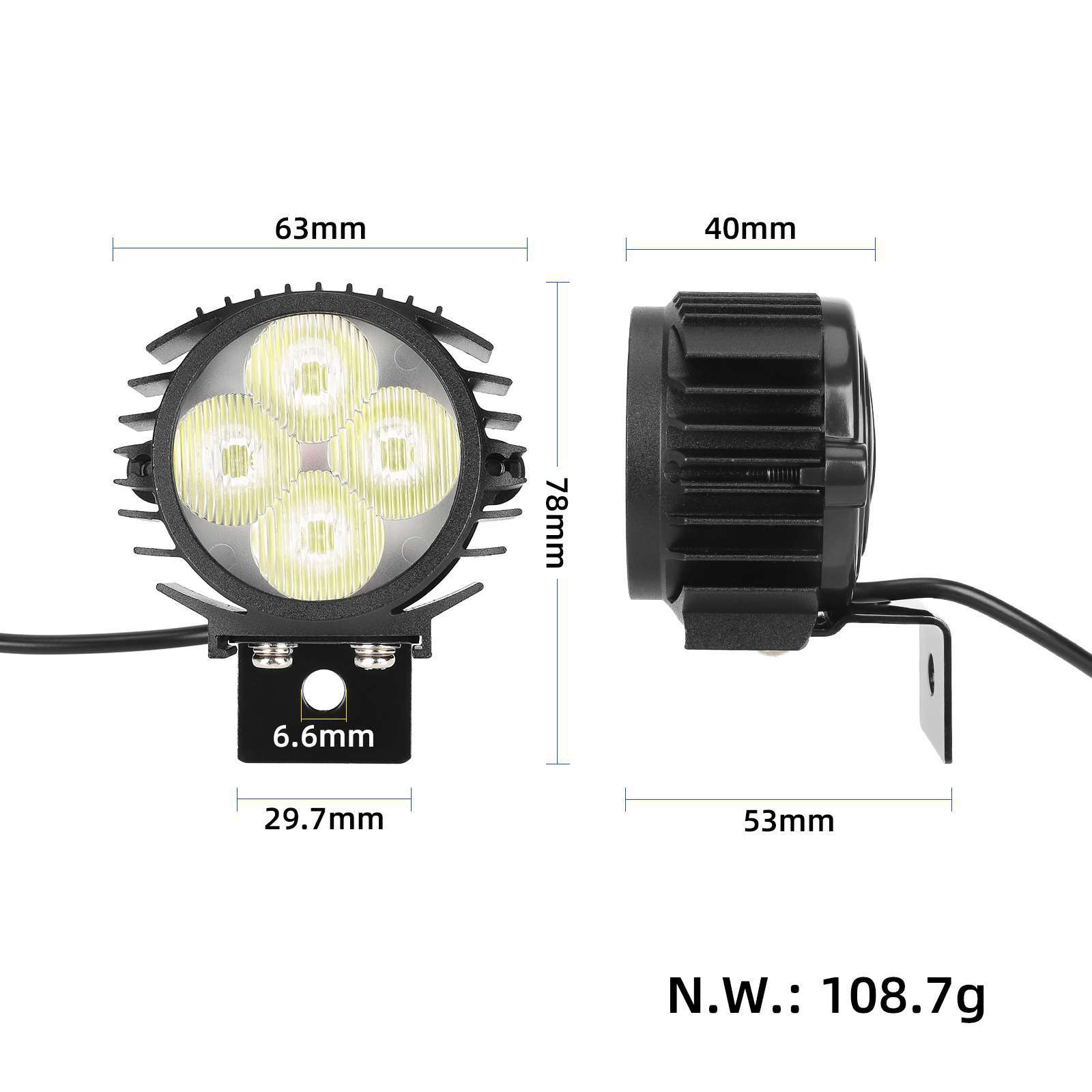 Kukirin G2 Pro/G2 ProDB/G2 Max Electric Scooter Front Headlight Lighting Bulb Accessories
