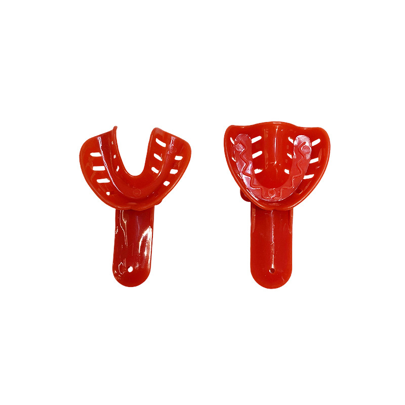 Dental Materials Disposable Dental Trays Colorfulful Plastic Dental Trays Adult and Kidsren Oral Impression Material Model Trays