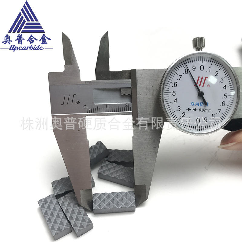 Tungsten Steel Chuck Jaws Alloy Teeth 22*9*6.3mm Hard Alloy Chuck Earth and Mineral Petroleum Alloy Chuck Teeth