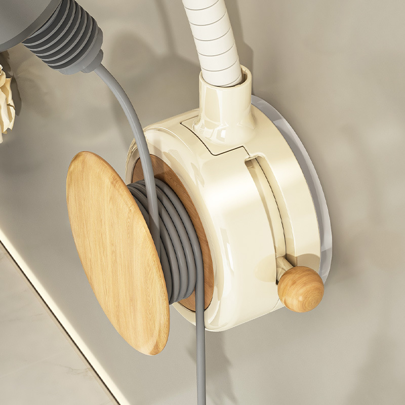 Suction Cup Hair Dryer Holder, No-Drill Bathroom Rotating Hair Dryer Storage Rack, Wall-Mounted Lazy Hair Dryer Hanger