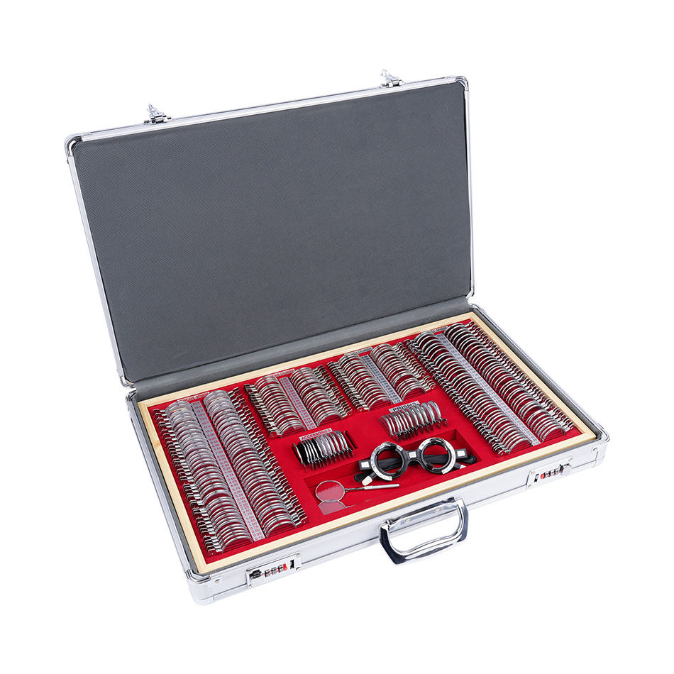 Optometry Metal Ring Glasses Equipment 266 Optometry Lens Box Insert Box Optometry Disc Aluminum Box 266 Insert Foreign Trade Model