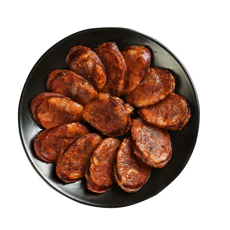 Sichuan Flavor Vacuum Pure Pork Sausage Wholesale 500g Sichuan Smoked Spicy Sausage Whole Box Wholesale Farm Bacon