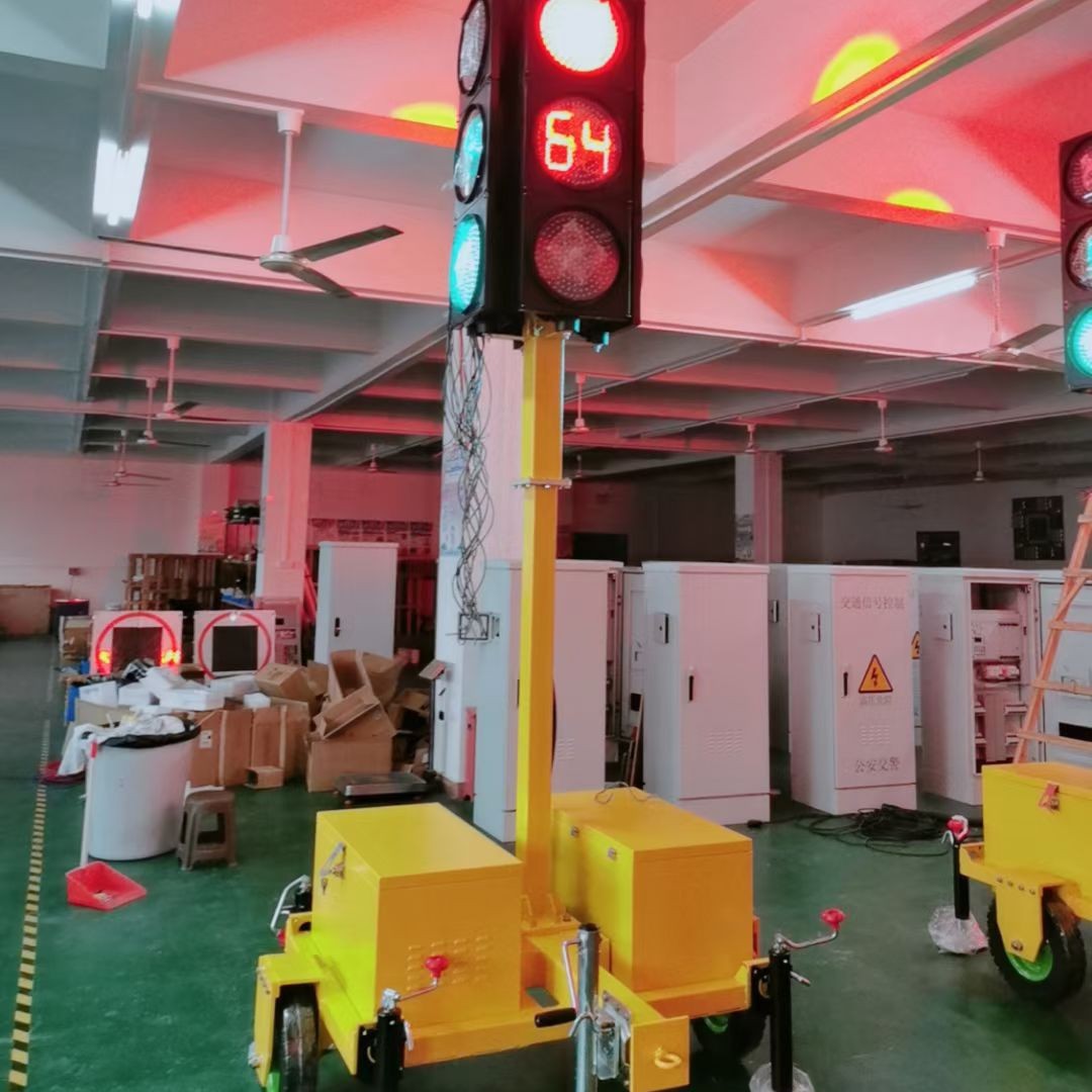 Source Factory Intersection Traffic Light Integrated Temporary Traffic Light Led Solar Mobile Traffic Light