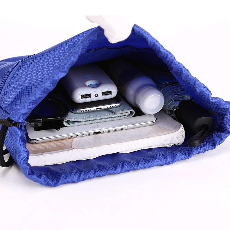 600D Thickened Sports Drawstring Backpack Bag Oxford Cloth Drawstring Pocket Outdoor Leisure Bag Backpack New Autumn Product