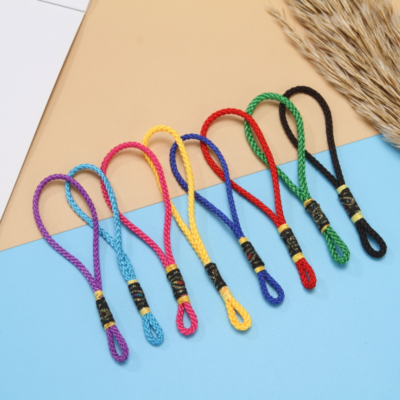 Веревка для сумки, цветочная ткань, китайский узел, аксессуары для праздников, оптовая продажа