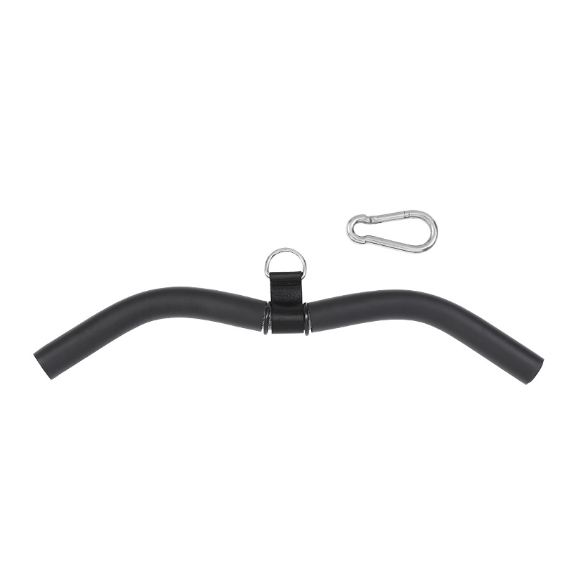 Bow-Shaped Short-Curved Pull Rod, High and Low-Position Pull Rod Handle, Fitness Equipment Accessories, Strength Training Equipment Accessories