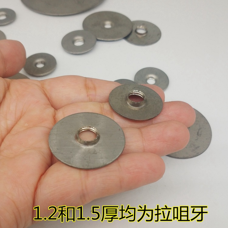 Stainless steel round tube sealing tapping piece round welding thread hole plug fastening connector shoe rack hanger accessories