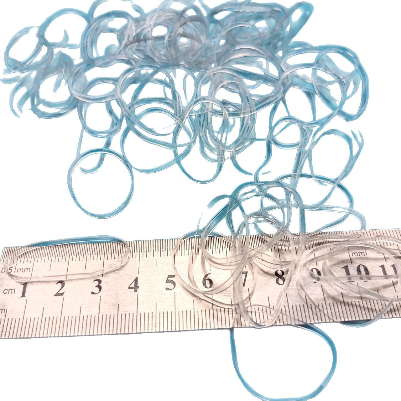 Transparent rubber band transparent rubber band rubber band factory high temperature resistant anti-aging dust and tasteless