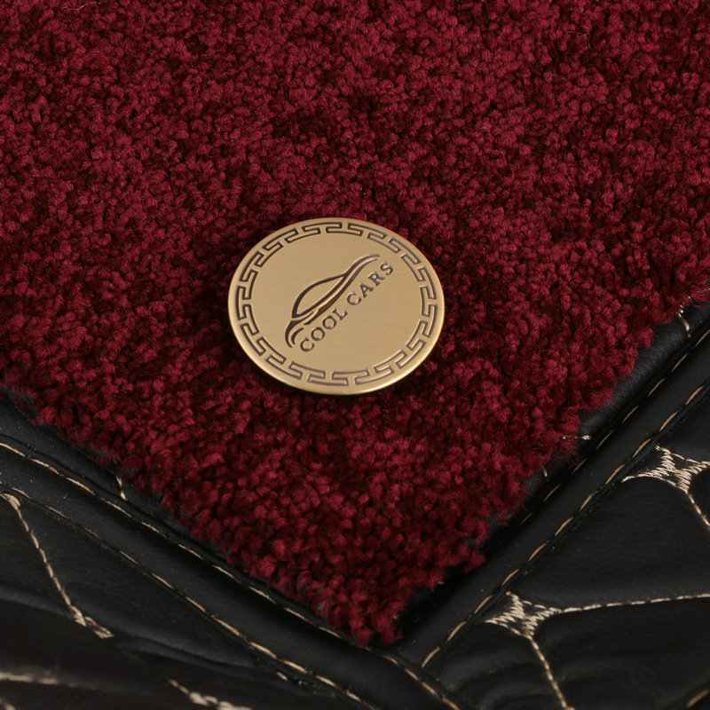 Коврик для автомобиля с пряжкой на липучке, двухслойный, съемный, фиксированный, аксессуары для коврика для ног, 360 мягкий фиксирующий пряжка