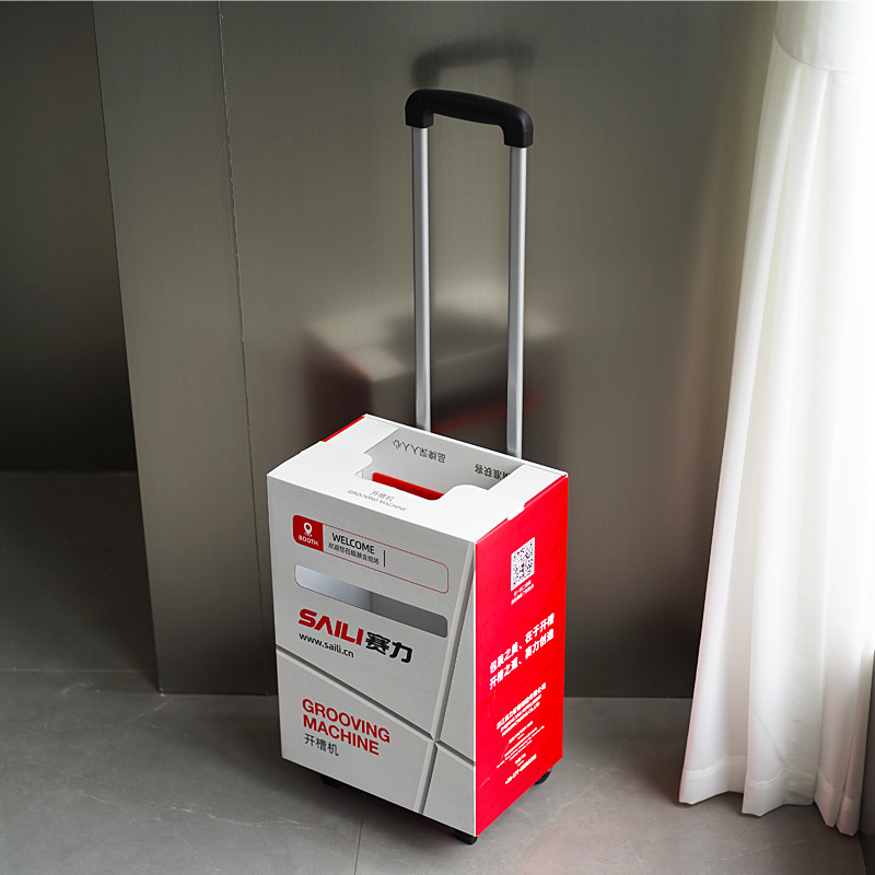 Exhibition Trolley Suitcase Bag Trolley Rack Portable Labor-Saving Household Universal Wheel Built-In Telescopic Detachable Trolley