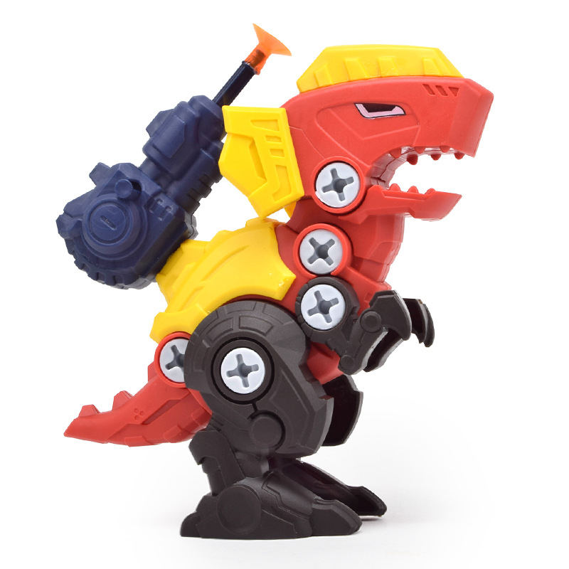 Children's DIY Dinosaur Egg Assembly Toy for Girls and Boys, Detachable Screw-Twisting Fun Set, Educational Catapult