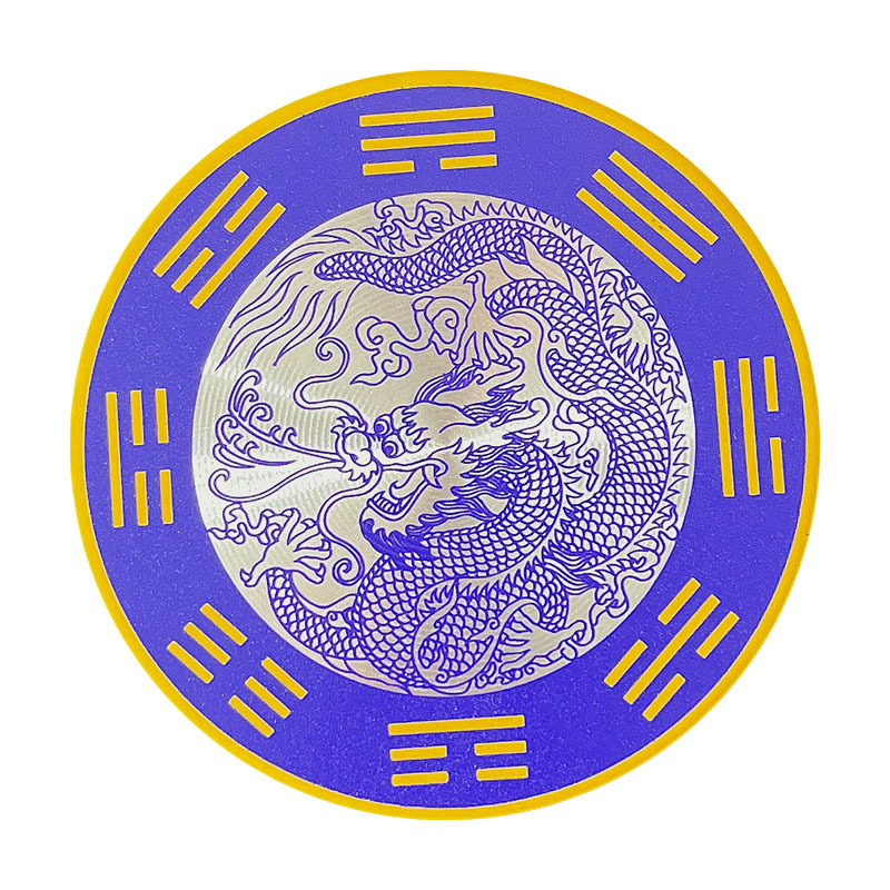 Wholesale Teacher Recommends Bowl Sink Window Water Sticker Dragon Floor Drain Special Qinglong Brand Aluminum Alloy 8cm One Sticker