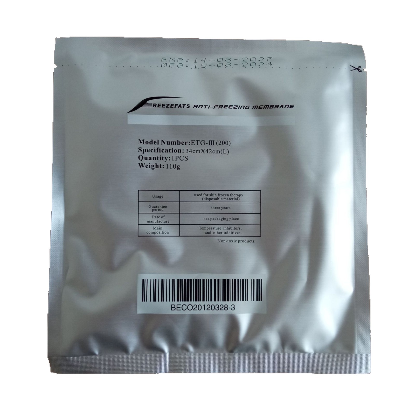 Freezing Film, Antifreeze Film, Freezing Sheet, Antifreeze Film Freezing Instrument, Freezing Film Sheet, Factory Direct Sales in Stock