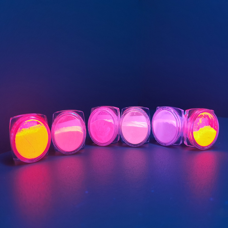 Colorless invisible fluorescent powder 365nm organic fluorescence detection UV leakage anti-counterfeiting transparent fluorescent powder can be dissolved