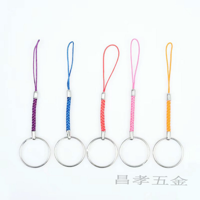 DIY aperture flat ring mobile phone braided rope. Welcome to buy factory direct sales (in stock sales)