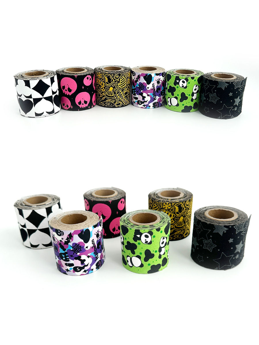 Xiongquye Original Cartoon Illustration Sports Muscle Ski Anti-Freeze Patch Sun Protection Windproof Warm Protective Face Patch Whole Roll