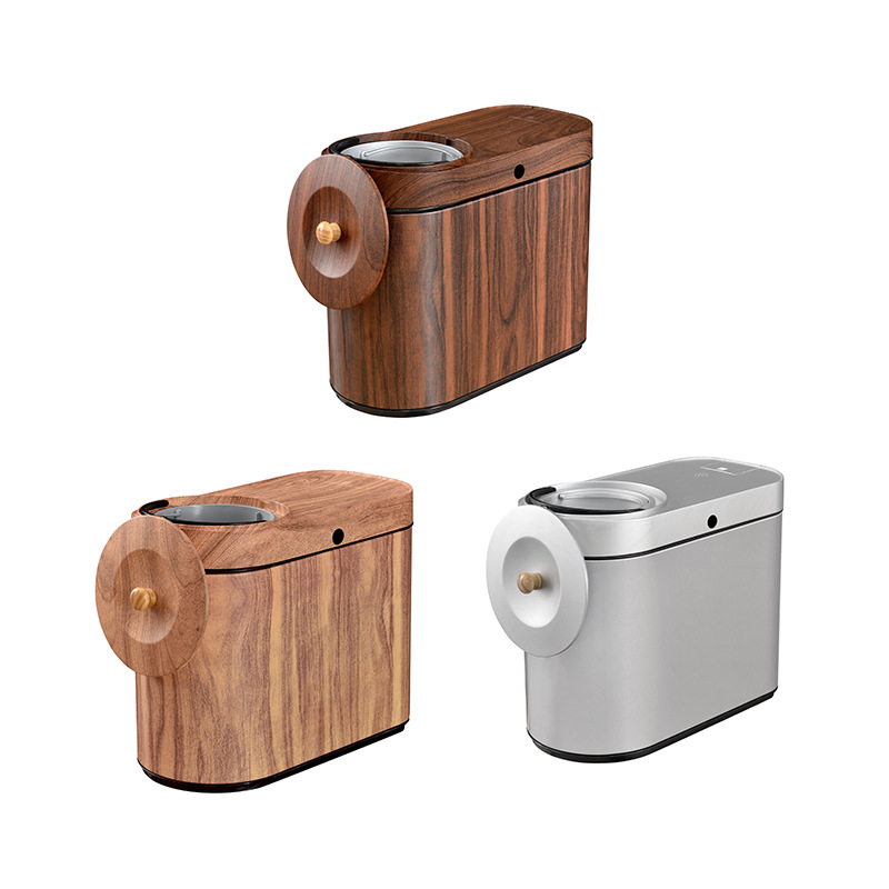 2024 new smart tea bucket tea room tea table voice prompt waste bucket 10L three-color optional