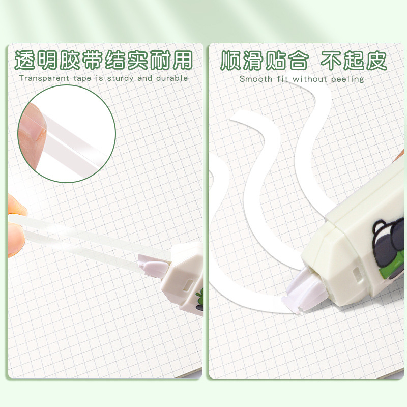 Gradual Change Correction Tape Panda Bamboo Clove Style New Student Correction Tape Large Capacity Smooth Correction Tape