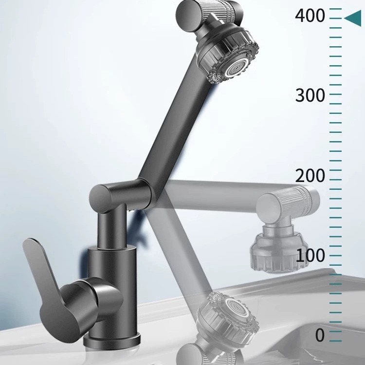 Mechanical arm universal faucet lucky cat universal faucet basin faucet hot and cold faucet