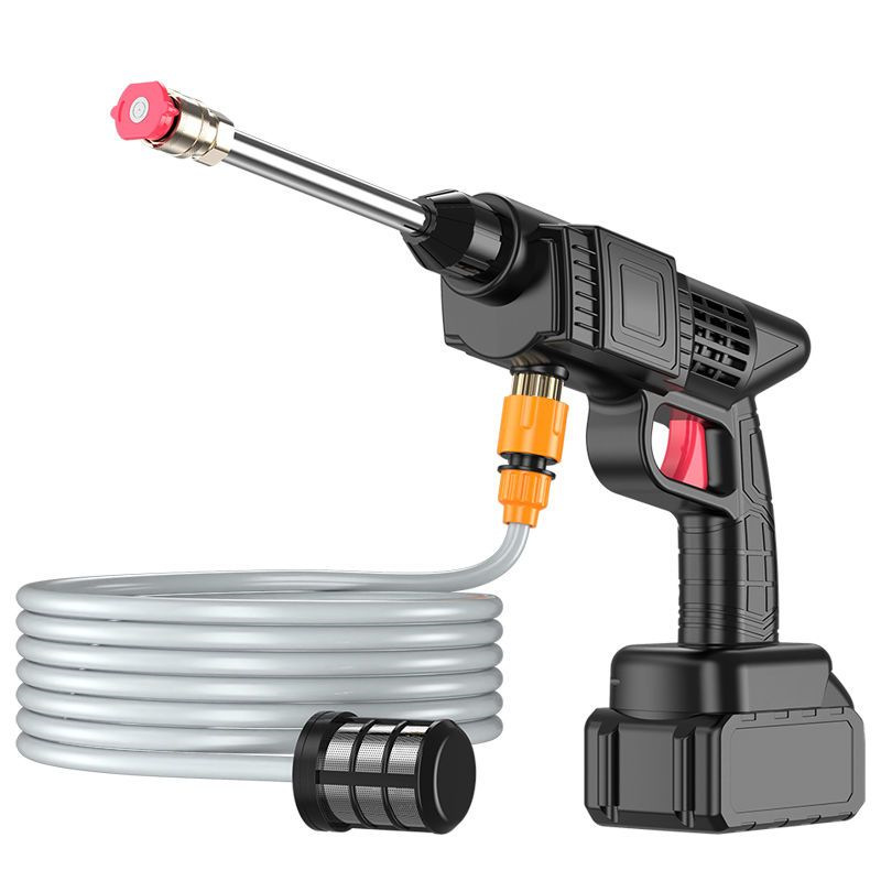 Germany imported high-pressure water gun wireless car washer household portable powerful water gun rechargeable lithium battery car wash