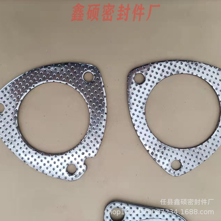 GY6125 car exhaust pipe interface sealing gasket modified car sealing pad N55 high temperature resistant muffler flat pad