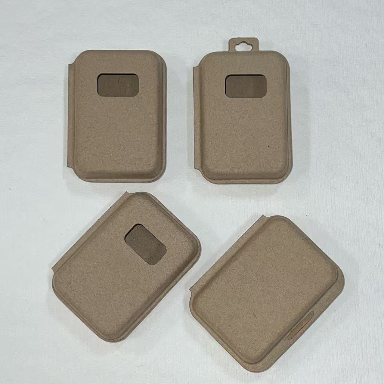 Paper Pulp Molding Dry Pressed Jewelry Paper Box Universal Gift Paper Box Environmentally Friendly Paper Box Spot Wholesale