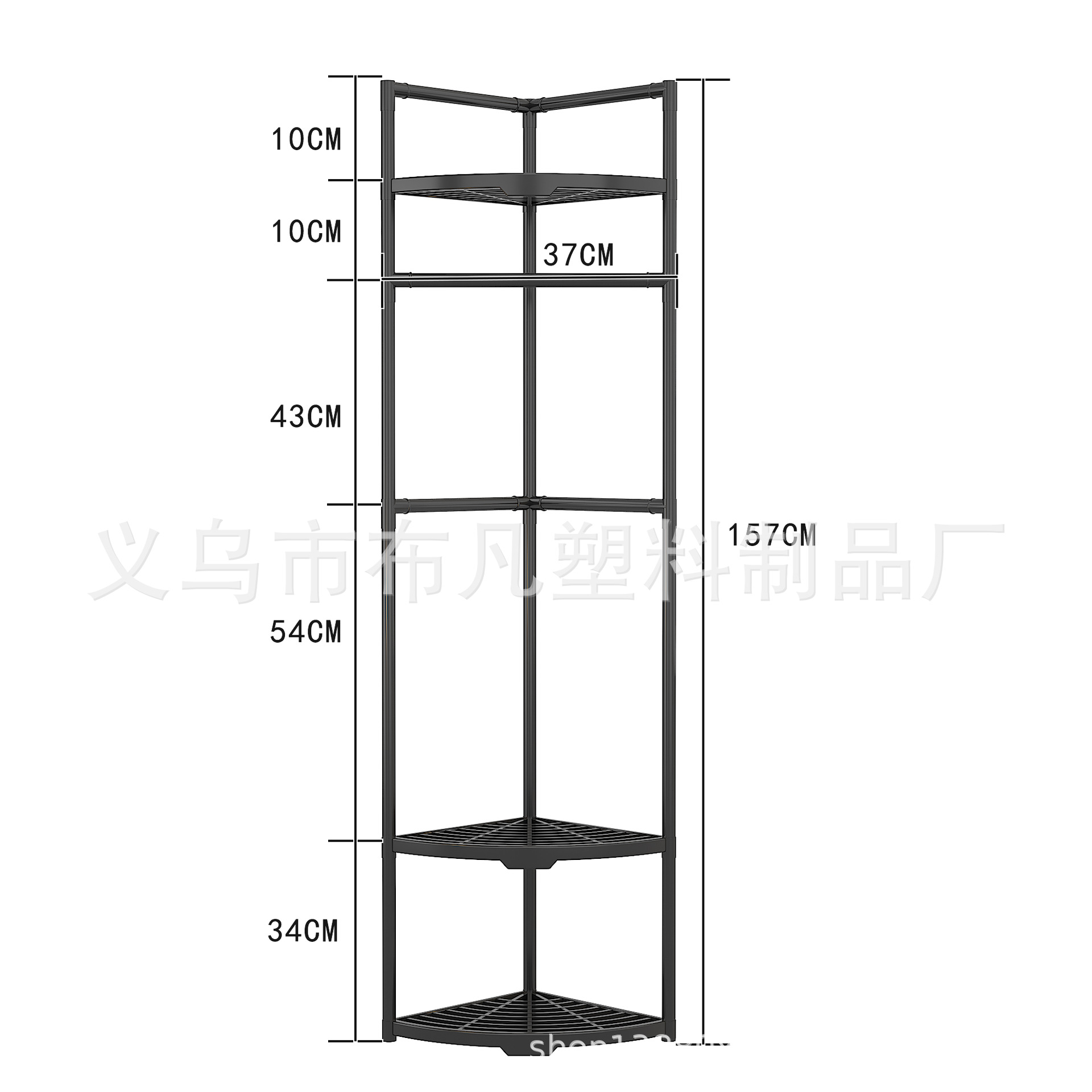 Cross-Border New Corner Coat Rack, Floor-Standing Bedroom Coat Rack, Balcony Clothes Rack Display Rack