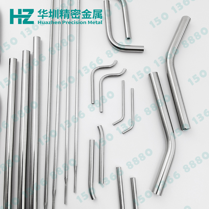 316L304 Stainless Steel Capillary Bending Processing Non-Standard Precision Bending Parts Trachea Nozzle Tube Medical Accessories