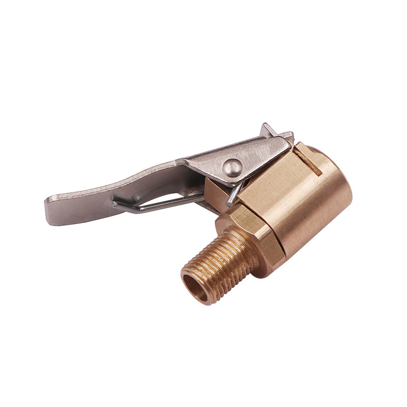 Inflatable Pump Adapter Car American Threaded Air Nozzle Car Air Pump Accessories Quick Conversion Head Clip-On Air Nozzle