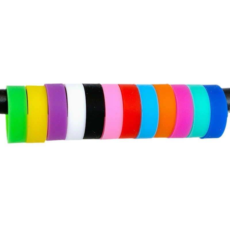 Candy color silicone ring color silicone ring luminous ring creative popular forced ring hand jewelry silicone ring