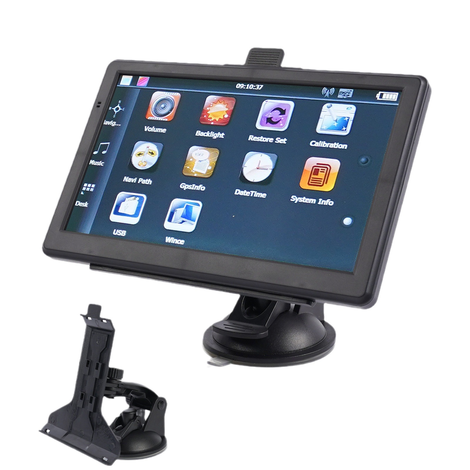 North American 7-inch portable navigator capacitive screen 8G 256 overseas popular Q version