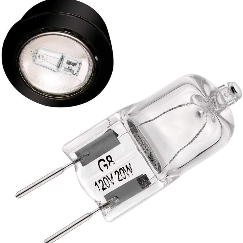 G8 110V120V130V20W35W50W Halogen Tungsten Bulb Spotlight Bulb Double-Pin Short Tube Halogen Lamp