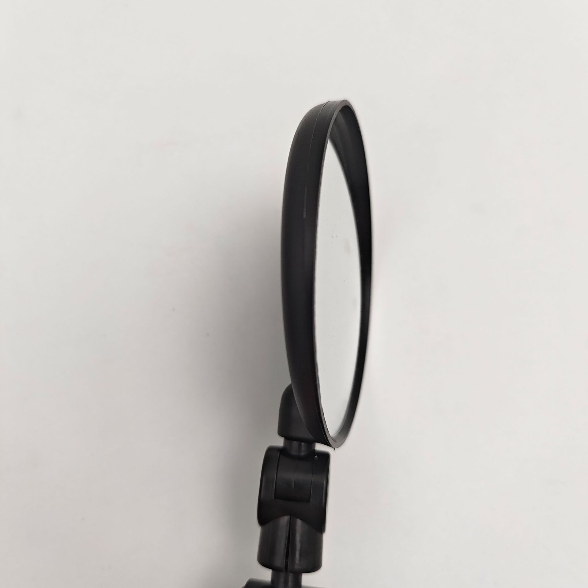 Battery Car Rearview Mirror Mountain Bike Wide-Angle Convex Mirror Electric Vehicle Silicone Handle Motorcycle Installation-Free Rearview Mirror