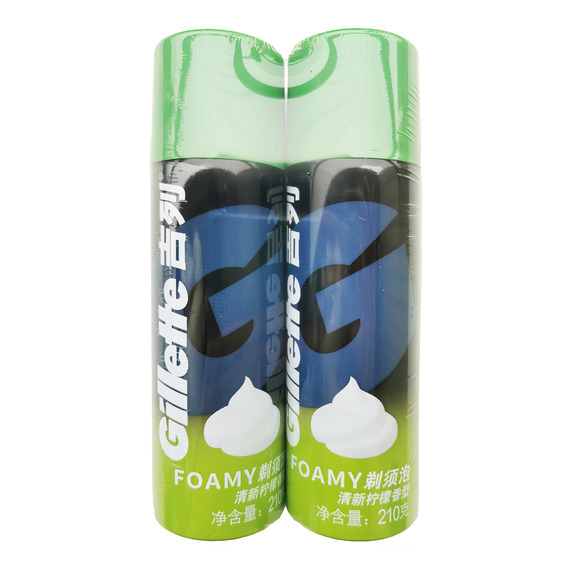 genuine goods Gillette Gillette Shaving Bubble 50/210g Fresh Lemon Flavor Shaving Cream for Men 50g Foam