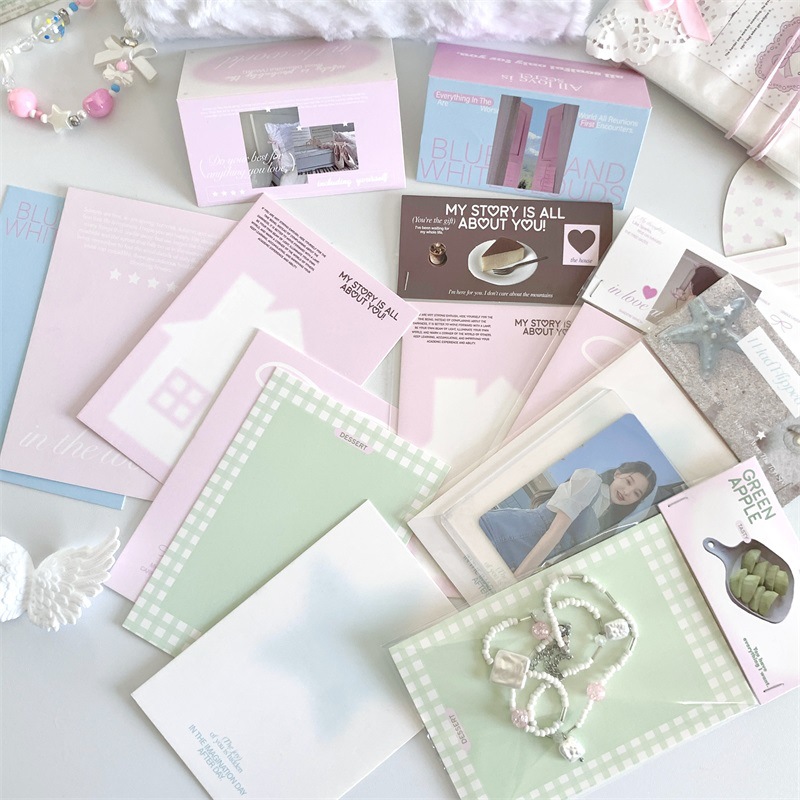 Ins Korean Card Head Card Back Packaging Base Card Korean Packaging Out Card Protection Jewelry Baking Gift Packaging Card