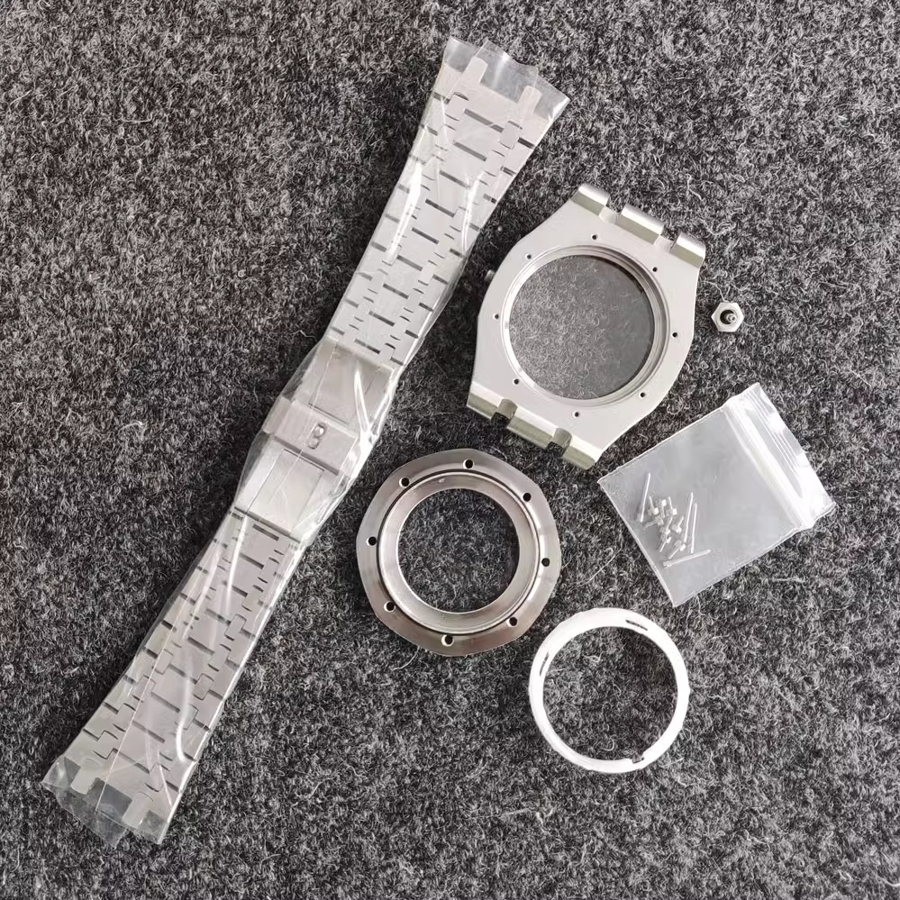 Watch accessories 41mm octagonal stainless steel case with suitable for assembling NH35/NH36/4R36 movement