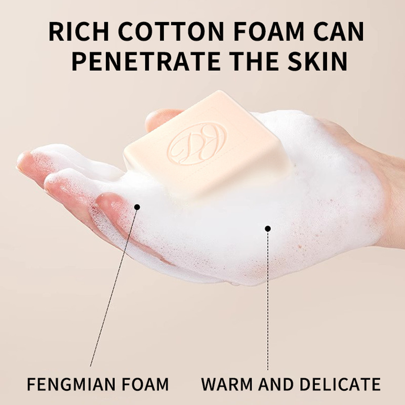 Der.J Essential Oil Soap Oil Control Refreshing Moisturizing Fragrance Cleansing Export Shrimp Skin Temu Cross-Border Handmade Soap Wholesale